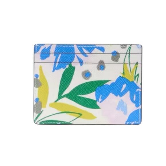 Kate Spade New York Authentic Boxed Madison Floral Small SlimCard Holder NEW - Picture 3 of 5